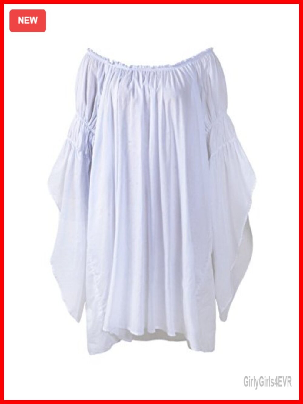 100% Cotton Medieval Peasant Blouse Renaissance Pirate Faire Top